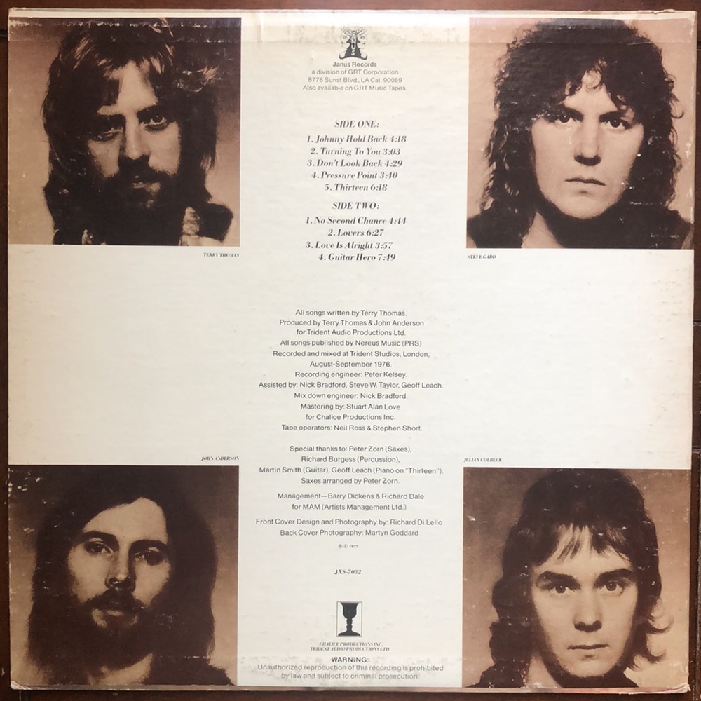 Charlie No Second Chance Vinyl Lp '77